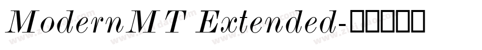 ModernMT Extended字体转换